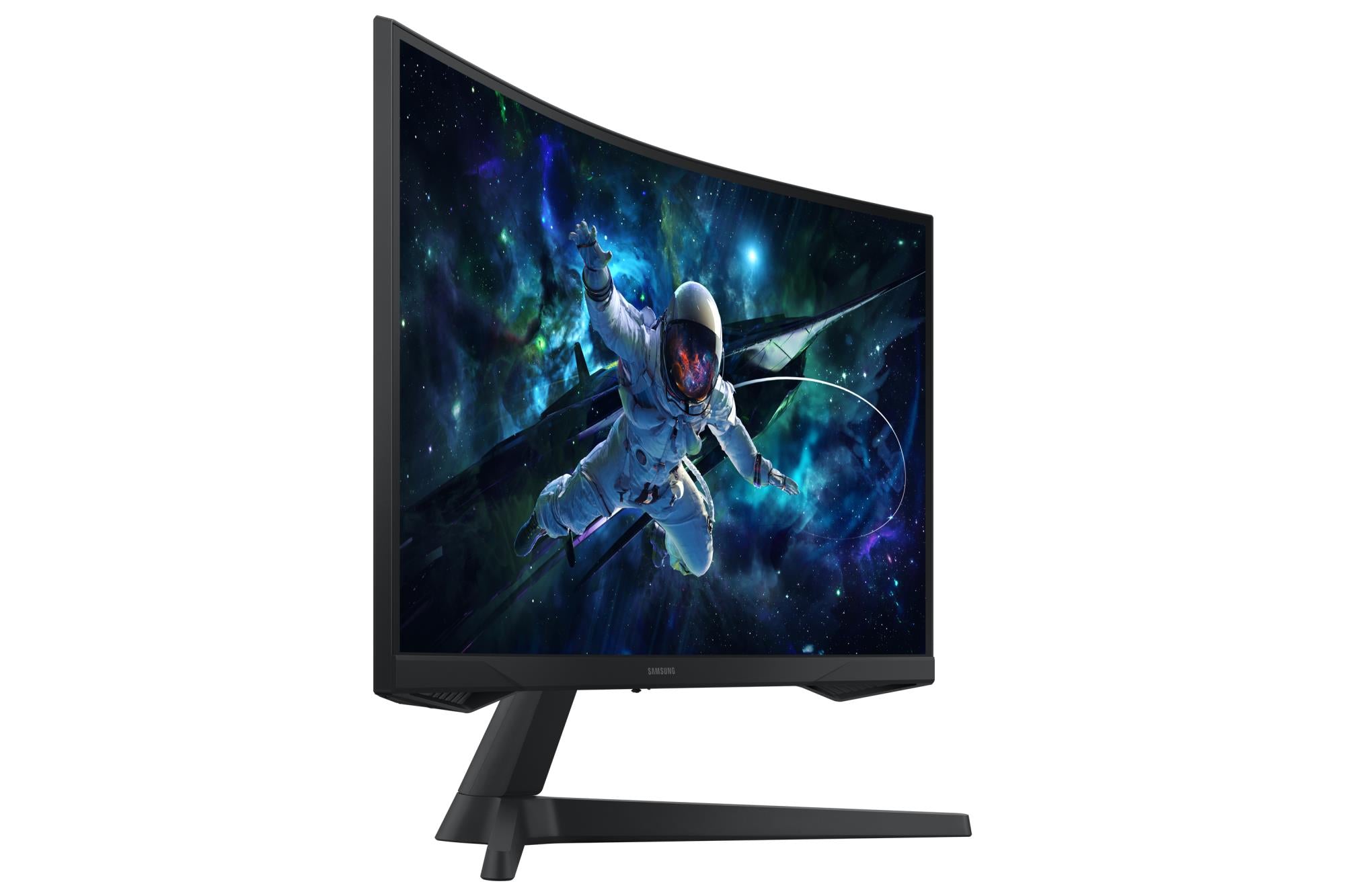 LCD Monitor SAMSUNG LS27CG552EUXEN 27" Gaming/Curved Panel VA 2560x1440 16:9 165 Hz Matte 1 ms Height adjustable Colour Black LS27CG552EUXEN