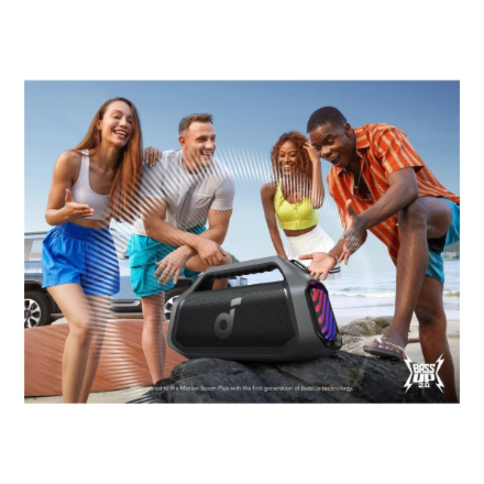 Anker Soundcore Boom 2 Plus A3134 Bluetooth Speaker, Black | Anker Soundcore