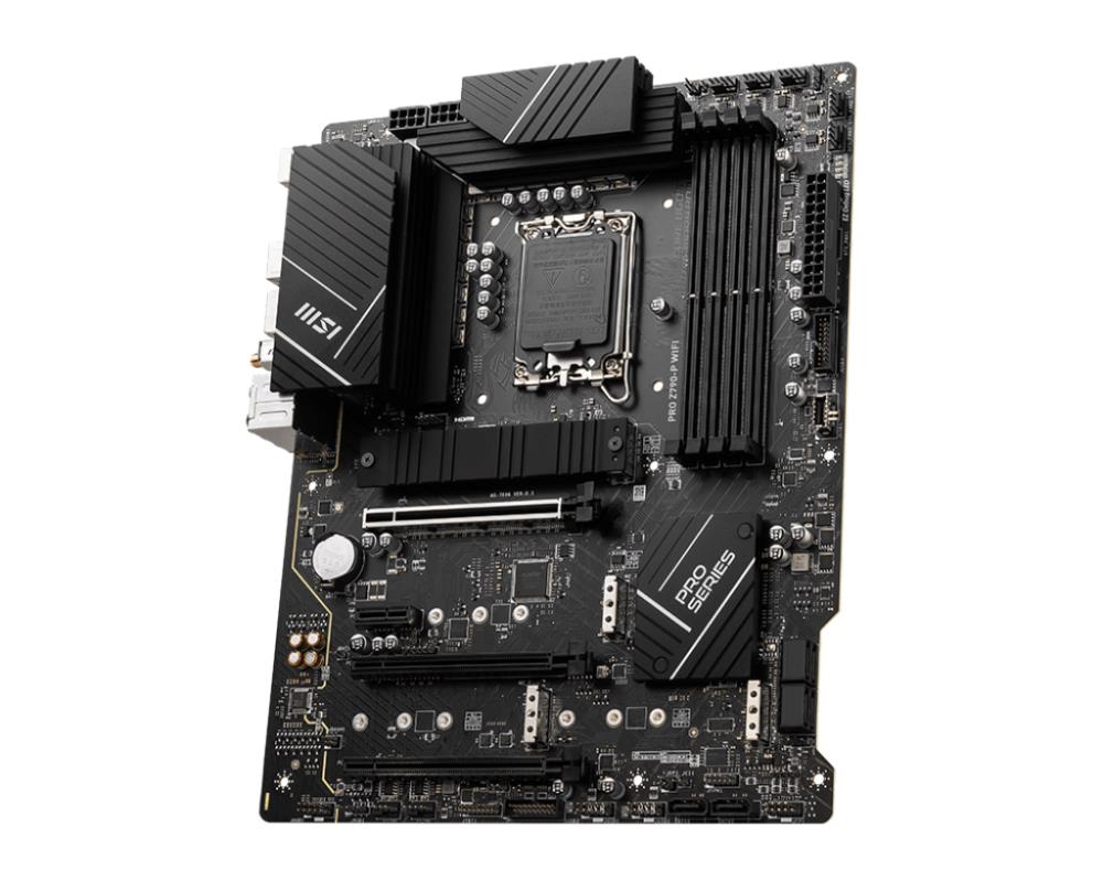 Mainboard MSI Intel Z790 LGA1700 ATX Memory DDR5 Memory slots 4 1xPCI-Express 1x 3xPCI-Express 16x 4xM.2 1xHDMI 1xDisplayPort 4xUSB 2.0 3xUSB 3.2 1xUSB-C 1xPS/2 6xAudio port PROZ790-PWIFI