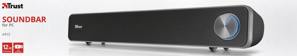 Speaker TRUST Arys P.M.P.O. 12 Watts 1xAudio-In 22946