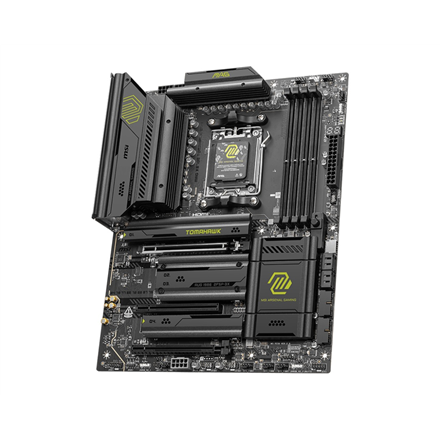 MSI MAG X870E TOMAHAWK WIFI | Processor family AMD | Processor socket AM5 | DDR5 | Supported hard disk drive interfaces 