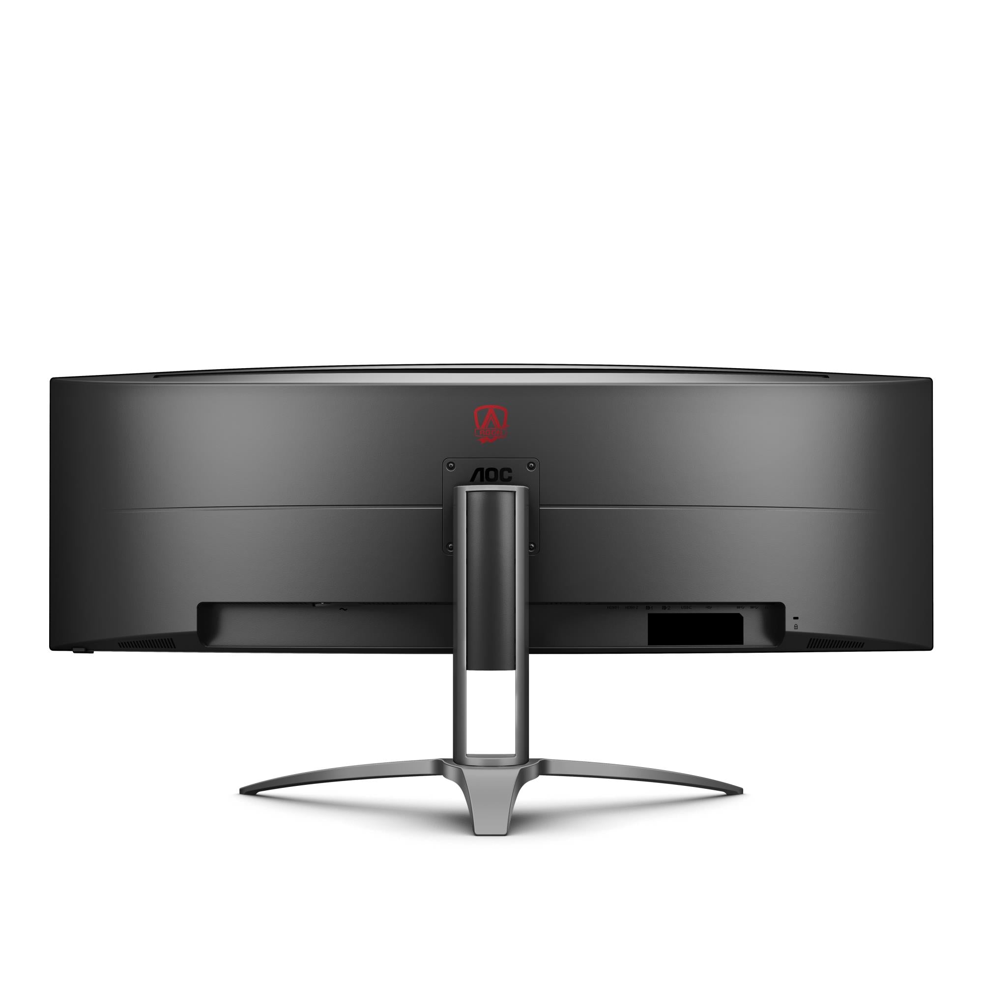 LCD Monitor AOC AG493UCX2 48.8" Gaming/Curved Panel VA 5120x1440 32:9 165Hz Matte 4 ms Speakers Swivel Height adjustable Tilt Colour Black AG493UCX2