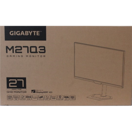 SALE OUT. Gigabyte Gaming Monitor 27" M27Q3 EK | SALE OUT. | Gigabyte M27Q3 EK | 27 " | IPS | QHD | 300 Hz | 1 ms | 2560