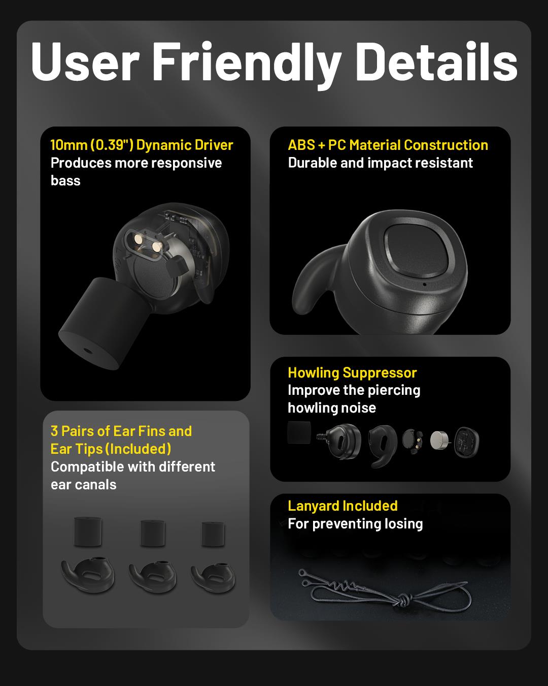 HEADSET BLUETOOTH/NE20 CLASSIC BLACK NITECORE