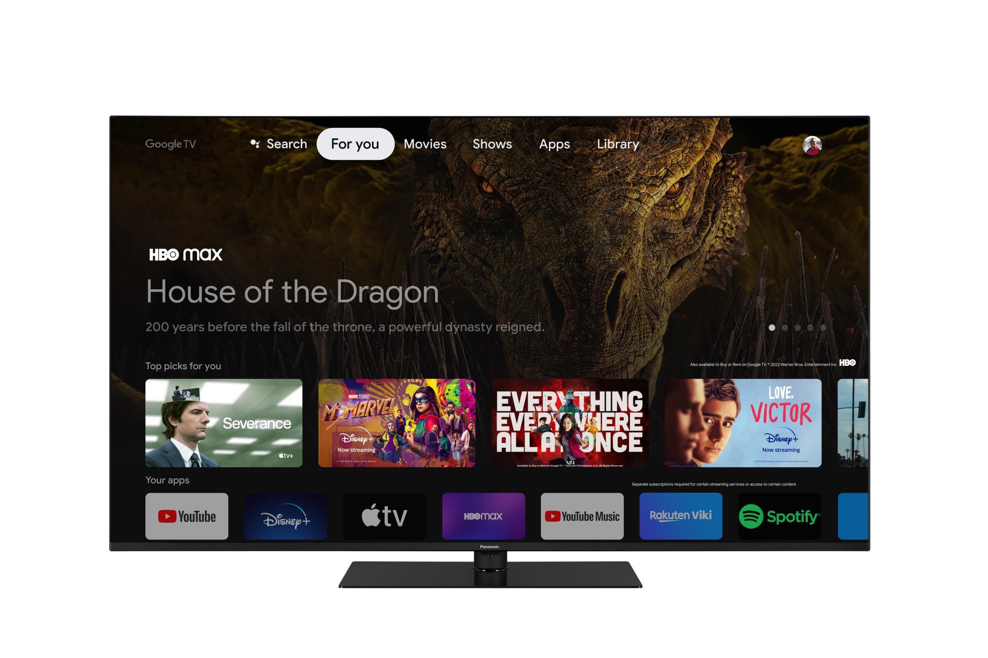 TV Set PANASONIC 65" 4K/Smart 3840x2160 Wireless LAN Bluetooth Google TV TX-65MX700E