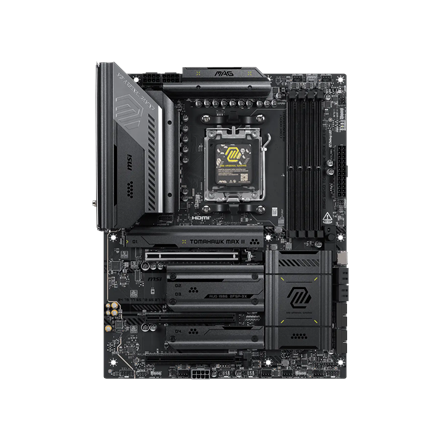 MSI MAG B850 TOMAHAWK MAX WIFI II | Processor family AMD | Processor socket AM5 | DDR5 | Supported hard disk drive inter