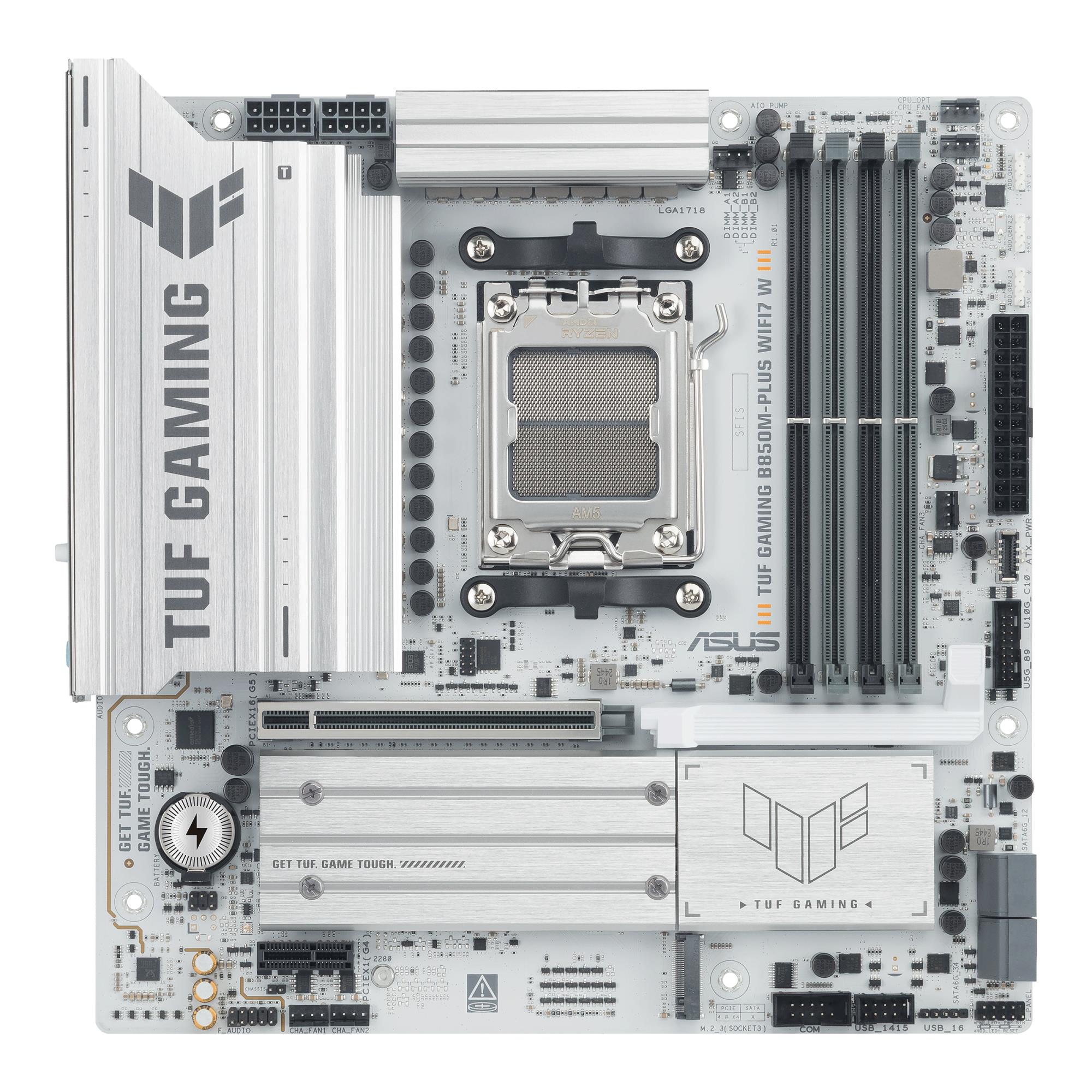 Mainboard ASUS AMD B850 SAM5 Micro-ATX Memory DDR5 Memory slots 4 GAMINGB850M-PLUSWIFI7W