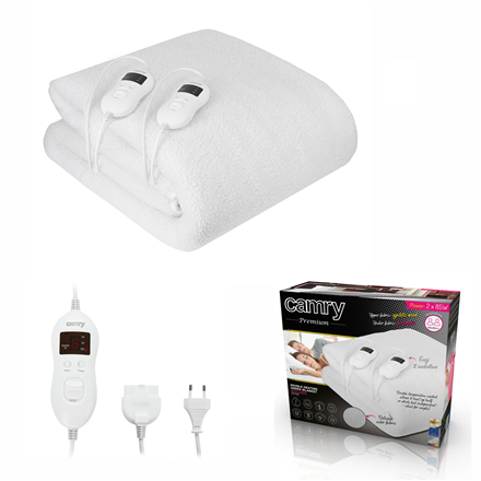 Camry | Electirc heating under-blanket with timer | CR 7421 | Number of heating levels 5 | Number of persons 2 | Washabl