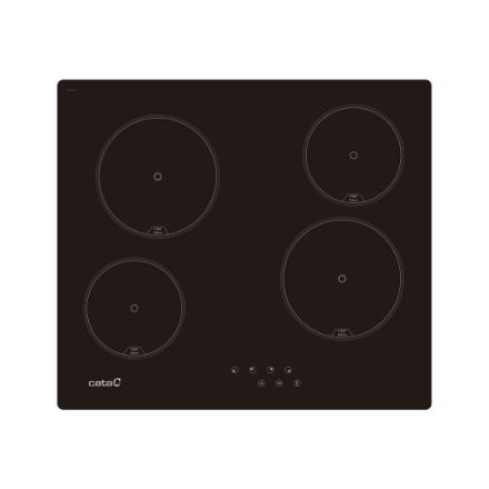 CATA | Hob | TN 604/B | Vitroceramic | Number of burners/cooking zones 4 | Touch | Black | Display