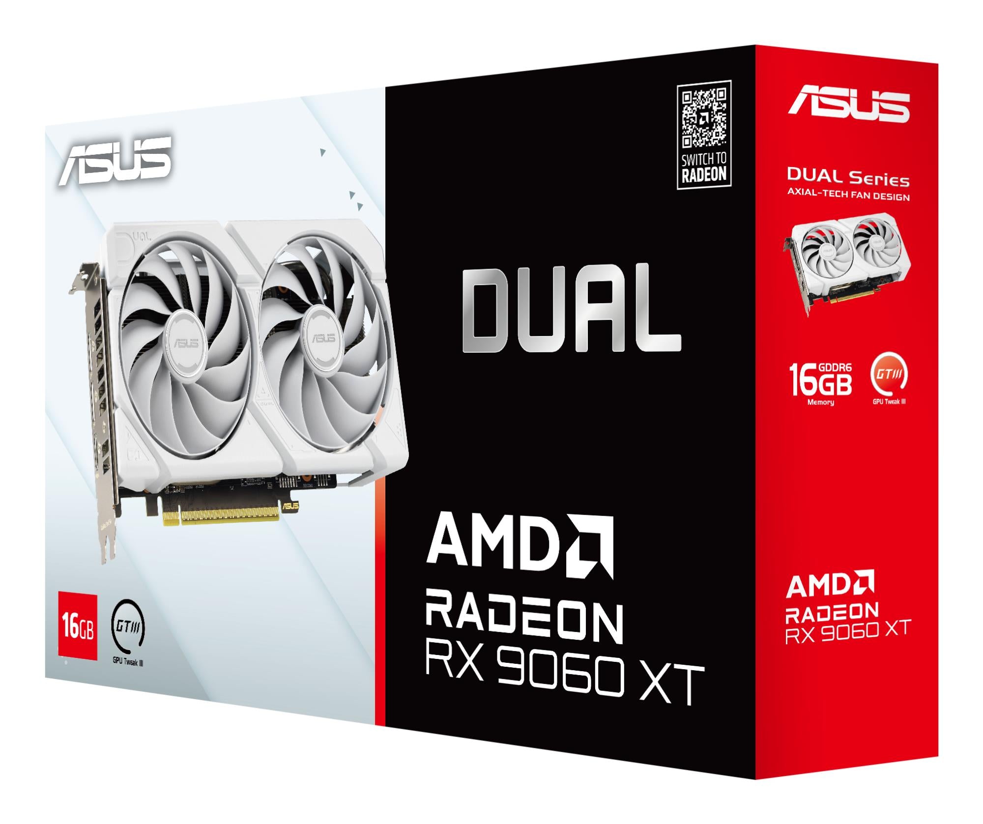 ASUS DUAL-RX9060XT-16G-WH Video