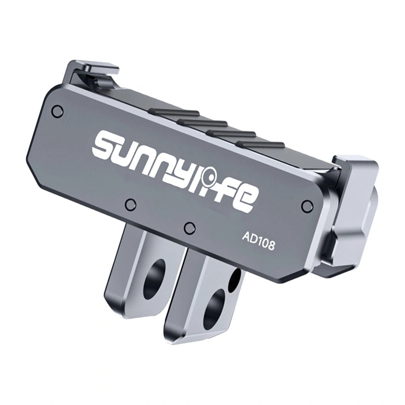 Sunnylife Aluminum Dual-Directional Mounting Adapter for Osmo Nano / Action 6 - Image 1