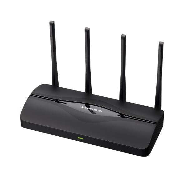Wireless Router MERCUSYS Router 3600 Mbps Wi-Fi 7 IEEE 802.11a/b/g IEEE 802.11n IEEE 802.11ac IEEE 802.11ax 1x10/100/1000M 1x2.5GbE 1x2.5GbE Number of antennas 4 MR27BE