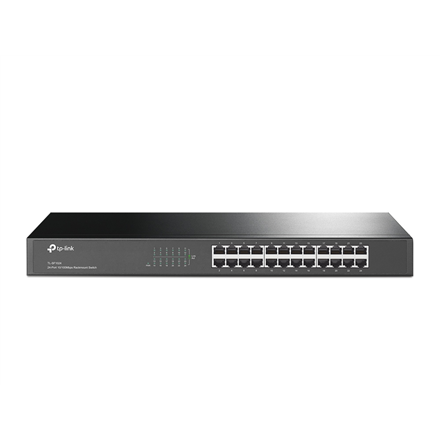 TP-LINK | Switch | TL-SF1024 | Unmanaged | Rackmountable | 10/100 Mbps (RJ-45) ports quantity 24 | Power supply type Ext