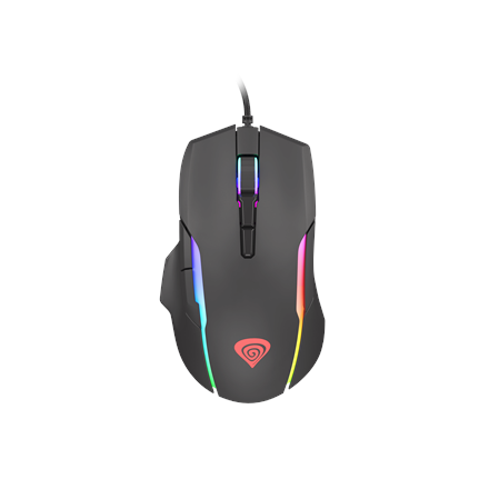 GENESIS Xenon 220 Gaming Mouse, 500 - 6400DPI, Wired, Black | Genesis