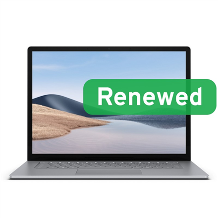 Microsoft Renewed Grade B | Surface Laptop 4 Platinum | 15 " | i7-1185G7 | 8 GB | SSD | 256 GB | Intel Iris Xe Graphics 