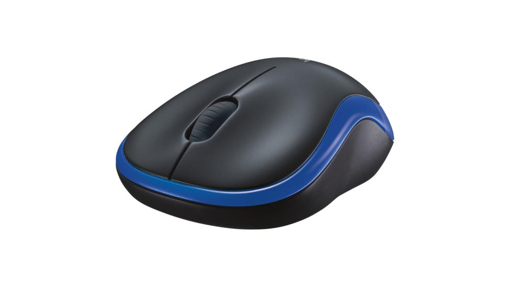 MOUSE USB OPTICAL WRL M185/BLUE 910-002239 LOGITECH