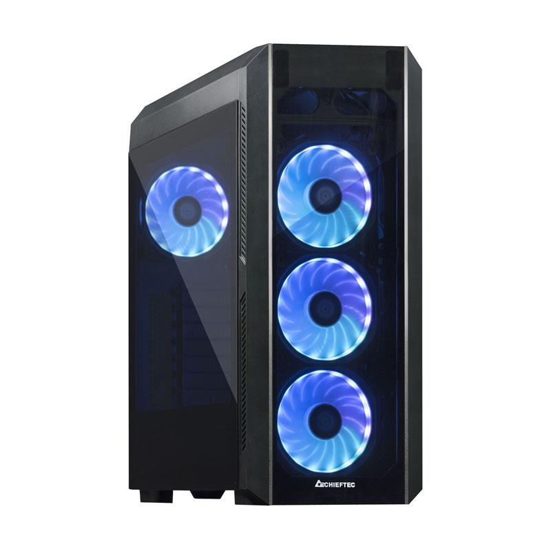 Case CHIEFTEC Scorpion 3 GL-03B-OP MidiTower Not included ATX MicroATX MiniITX Colour Black GL-03B-OP