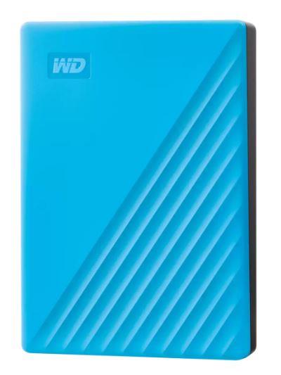 External HDD WESTERN DIGITAL My Passport 6TB USB 2.0 USB 3.2 Colour Sky Blue WDBR9S0060BBL-WESN