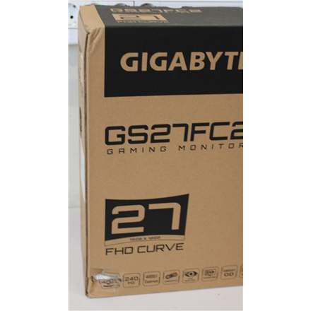 Gigabyte SALE OUT. | GS27FC2 EK | 27 " | VA | FHD | 240 Hz | 1 ms | 1920 x 1080 pixels | 350 cd/m² | HDMI ports quantity