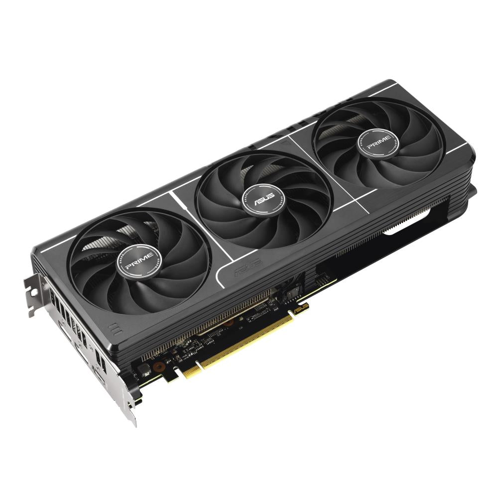 Graphics Card ASUS AMD Radeon RX 9060 XT 16 GB GDDR6 128 bit PCIE 5.0 16x Triple slot Fansink 1xHDMI 2xDisplayPort PRIME-RX9060XT-O16G