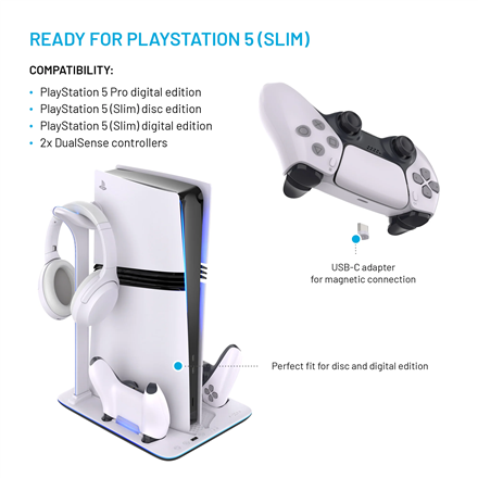 Fixed Docking Station for PlayStation 5 (Pro/Slim)