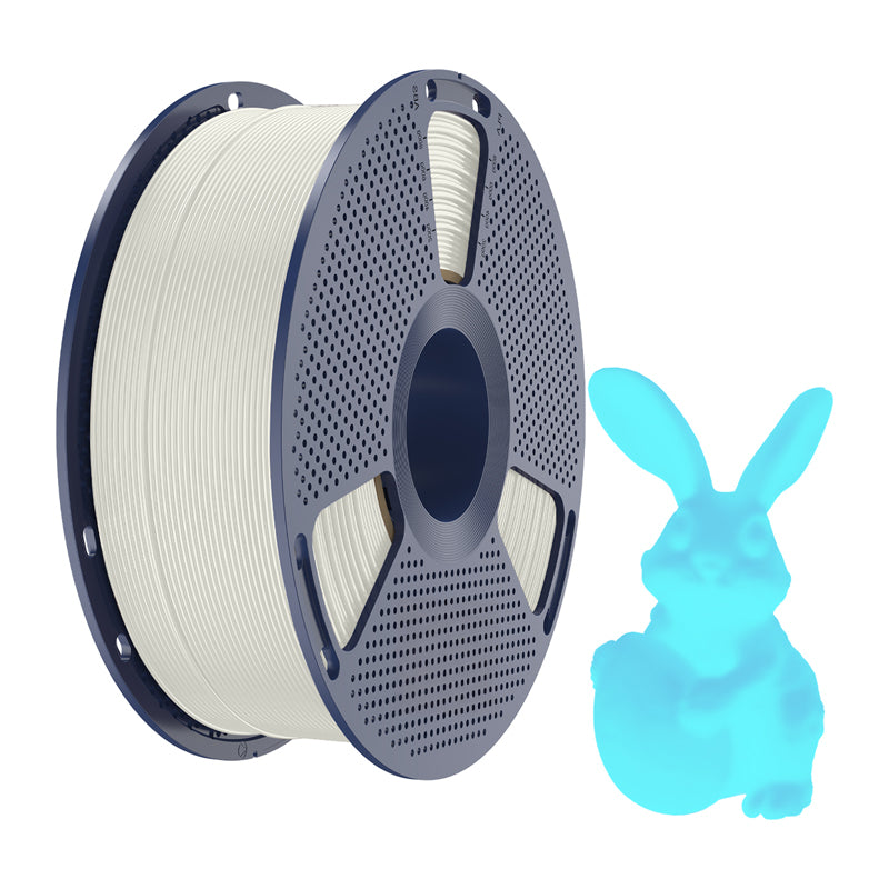 Sunlu PLA Glow-in-the-Dark Filament (White and Blue) - Image 2