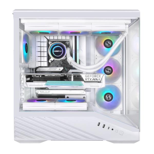 Case LIAN LI ATX/micro ATX/Mini-ITX/EATX White Midi Tower PC G99.V100RW.01
