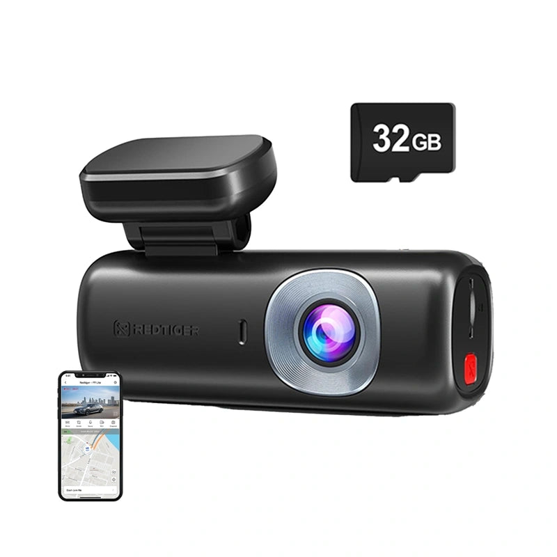 REDTIGER F9 Lite 4K 32GB Dash Cam - Image 1