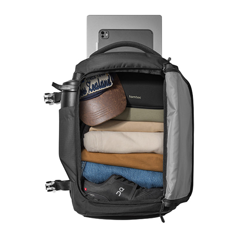TOMTOC Navigator-T66 Liteway Travel Backpack 28L/15.6" (Black) - Image 5