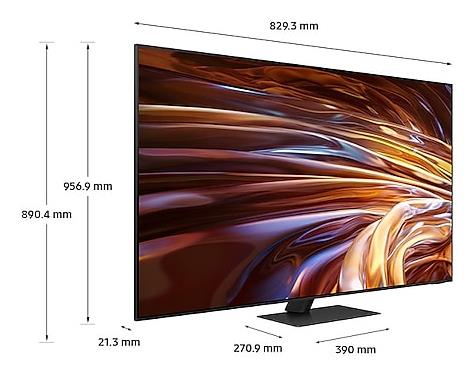 TV Set SAMSUNG 75" 4K/Smart QLED 3840x2160 Wireless LAN Bluetooth Tizen Black QE75QN95DATXXH