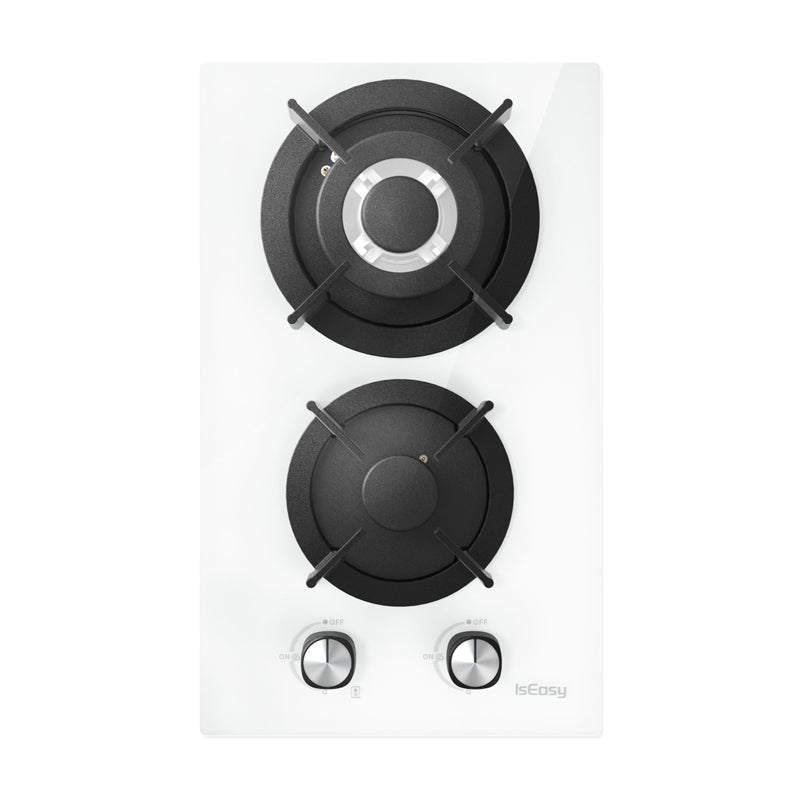 ISEASY MGBG-312A gas hob, 2 burners (white) - Image 2