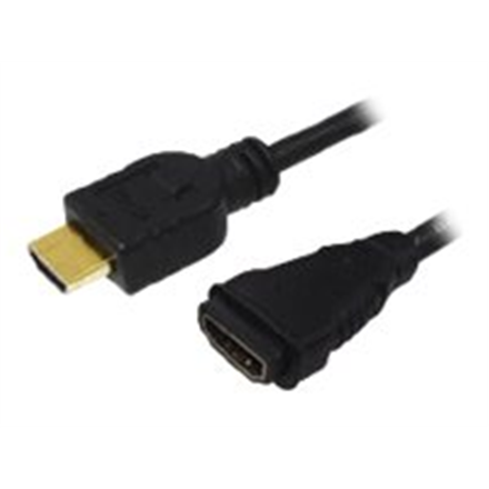 Logilink | HDMI Cable Type A Male - HDMI Type A Female | CH0056 | HDMI Type A Female | HDMI Type A Male | HDMI to HDMI |