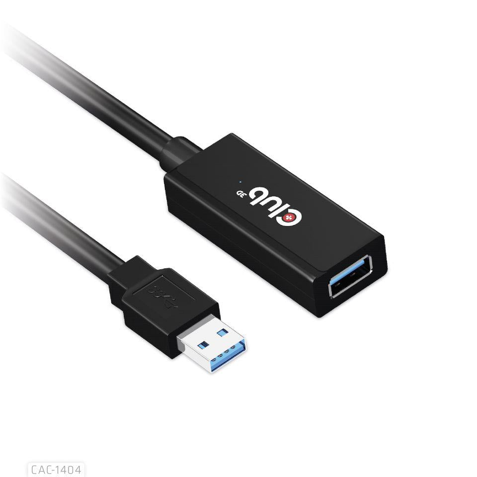 CABLE USB3.2 TO USB3.2 5M/M/F CAC-1404 CLUB3D