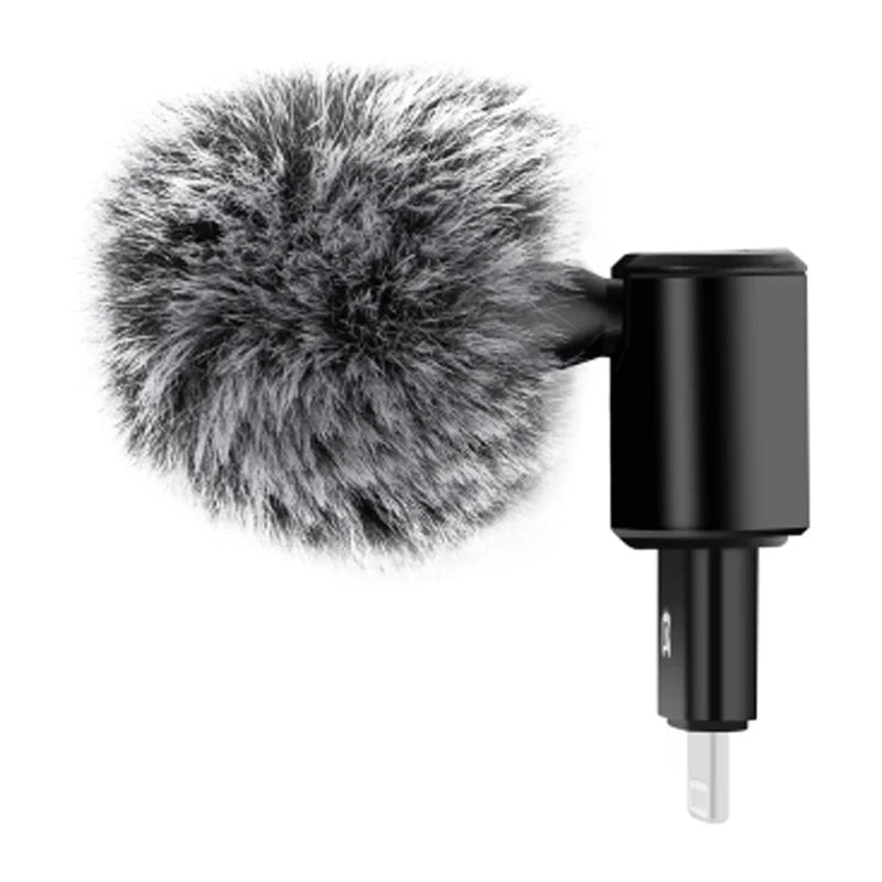 Puluz 8-pin condenser microphone with omnidirectional pickup pattern for mobile phones - Image 1
