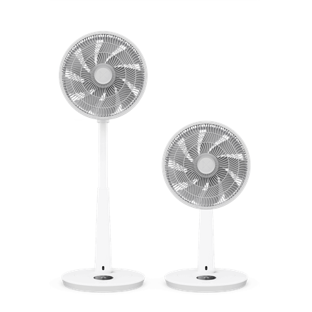 Duux Fan | Whisper 3 | Stand Fan | Diameter 34 cm | Number of speeds 26 | Oscillation | Remote control | White
