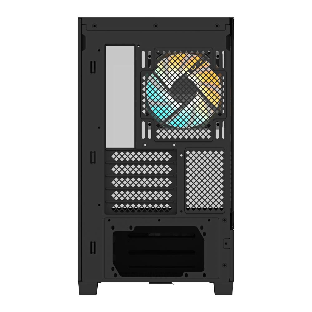 Case GIGABYTE C201 PANORAMIC MidiTower Case product features Rackmountable/Removeable HDD basket/Transparent panel Not included MicroATX MiniITX Colour Black GB-C201P