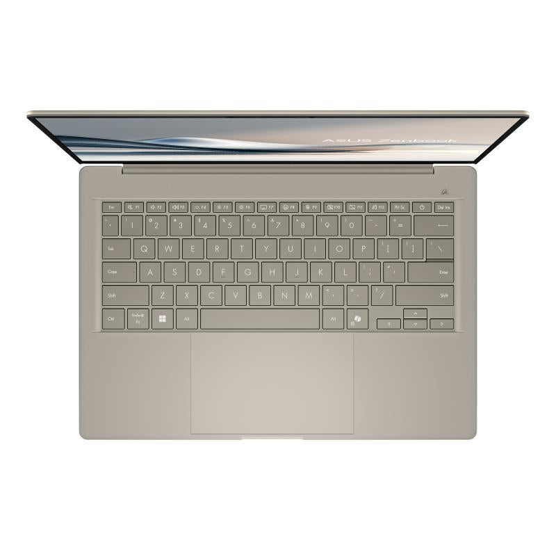 Notebook ASUS ZenBook Series UX3407QA-QD202W CPU Snapdragon X X1-26-100 14" 1920x1200 RAM 16GB LPDDR5x SSD 512GB Qualcomm Adreno Integrated ENG Windows 11 Home Beige 0.98 kg 90NB1501-M00E30
