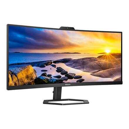 Philips | Monitor with Windows Hello Webcam | 34E1C5600HE/00 | 34 " | VA | 21:9 | 100 Hz | 4 ms | 3440 x 1440 pixels | 3