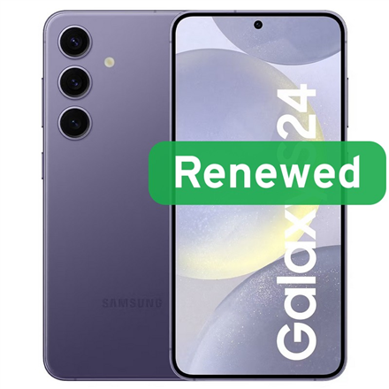 Samsung Renewed | Grade B | Galaxy S24 | 128 GB | Cobalt Violet | 5G | N