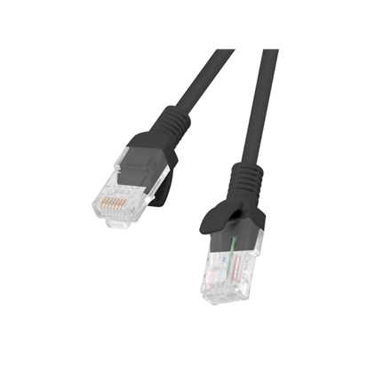 Lanberg Patchcord CAT.5E UTP 1.5M fluke passed 10-pack, Black | PCU5-20CC-0150-BK
