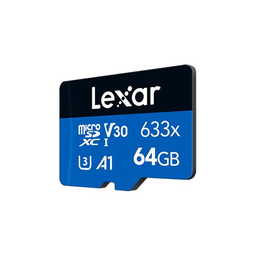 MEMORY MICRO SDXC 64GB UHS-I/W/A LMSBLPL064G-BNANG LEXAR