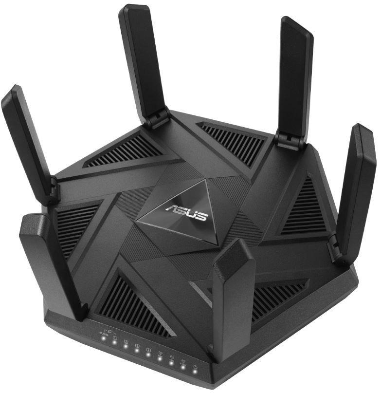 Wireless Router ASUS Wireless Router 7800 Mbps Mesh Wi-Fi 5 Wi-Fi 6 Wi-Fi 6e IEEE 802.11a IEEE 802.11b IEEE 802.11n USB 3.2 1 WAN 3x10/100/1000M 1x2.5GbE Number of antennas 6 RT-AXE7800