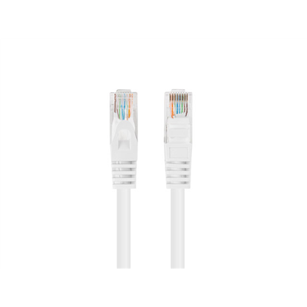 Lanberg Patchcord CAT.5E UTP 1M fluke passed 10-pack, White | PCU5-20CC-0100-W