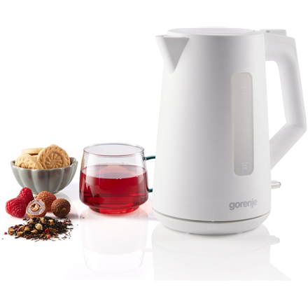 Gorenje Kettle | K17OPW | 2200 W | Electric | 1.7 L | 360° rotational base | Plastic | White
