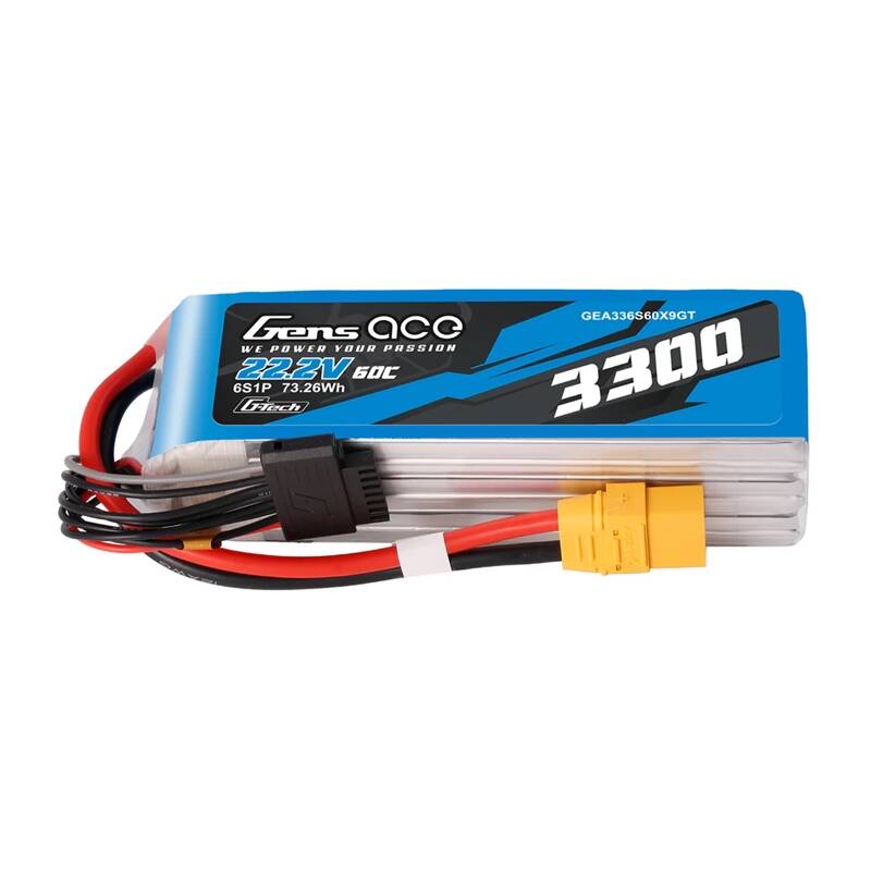 Accumulator Lipo Gens Ace G-Tech 3300mAh 22.2V 60C 6S1P XT90 - Image 1