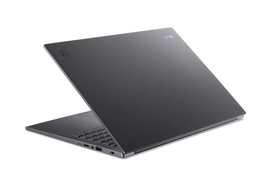 Notebook ACER Aspire Aspire 16 AI A16-11M-X9L6 CPU Qualcomm Snapdragon X X1-26-100 3000 MHz 16" 1920x1200 RAM 32GB LPDDR5x SSD 1TB Qualcomm Adreno GPU Integrated ENG Card Reader microSD Windows 11 Home Steel Grey 1.55 kg NX.JLNEL.002