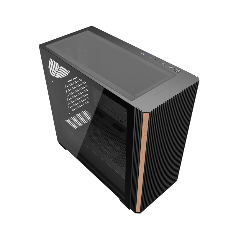 Darkflash DS900WS ATX computer case without fans (Black) - Image 3