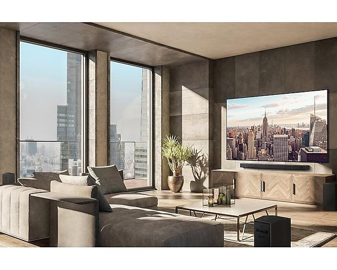 TV Set SAMSUNG 75" 4K/Smart QLED 3840x2160 Wireless LAN Bluetooth Tizen Black QE75QN95DATXXH