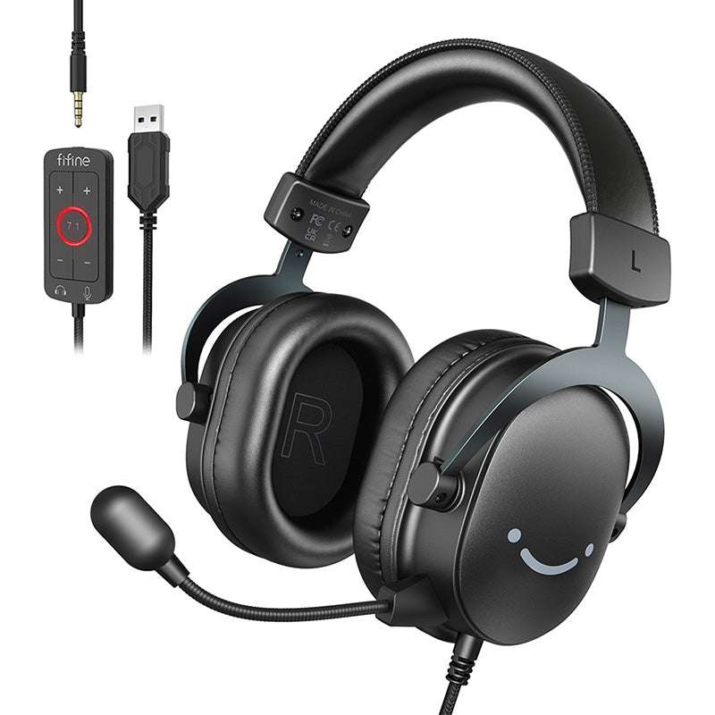 Fifine H9 gaming headphones (black) - Image 2