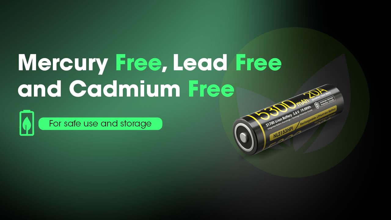 BATTERY RECH. LI-ION 3.6V/NL2153HPI(5300MAH) NITECORE